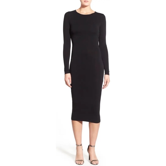 Young Fabulous & Broke Dresses & Skirts - Young Fabulous and Broke LULU midi long sleeved dress S